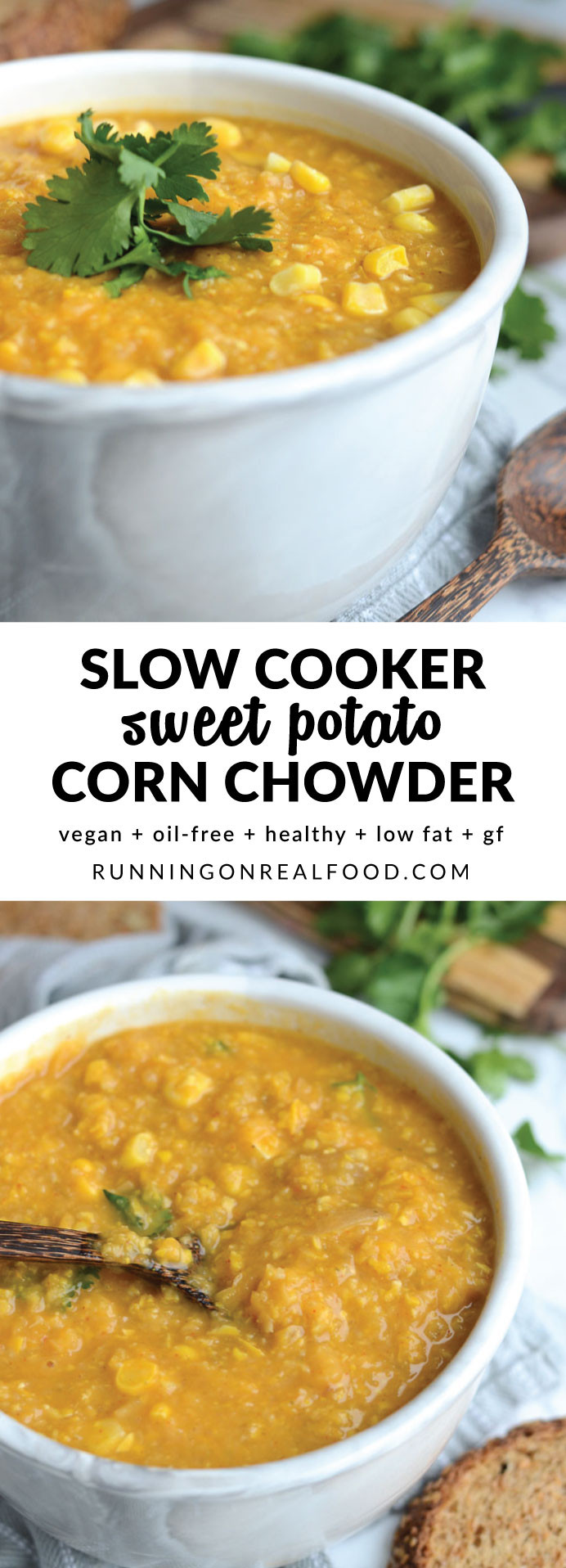 Slow Cooker Corn Chowder Healthy
 Slow Cooker Sweet Potato Corn Chowder Healthy Oil Free