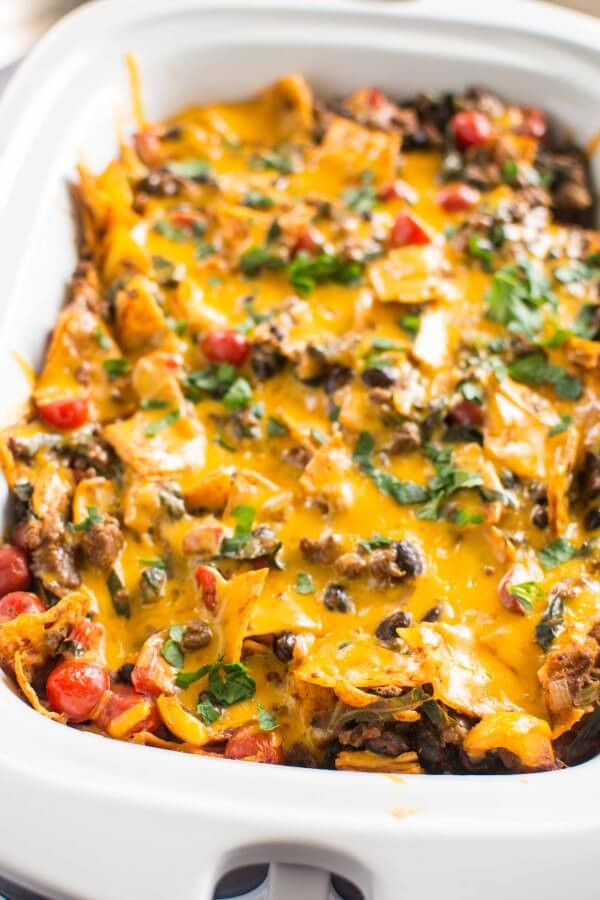 Slow Cooker Ground Beef Recipes Healthy
 Slow Cooker Healthy Taco Casserole