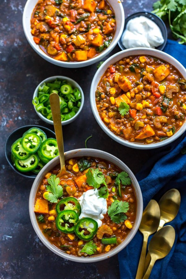 Slow Cooker Sweet Potato Recipes Healthy
 Slow Cooker Sweet Potato Lentil Chili