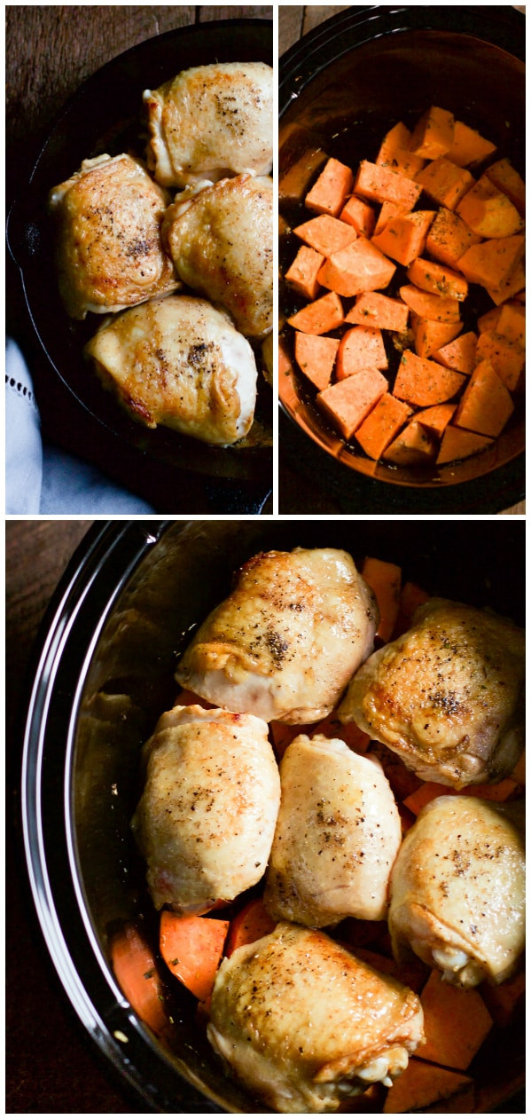 Slow Cooker Sweet Potato Recipes Healthy
 Slow Cooker Chicken and Sweet Potato Meal Prep