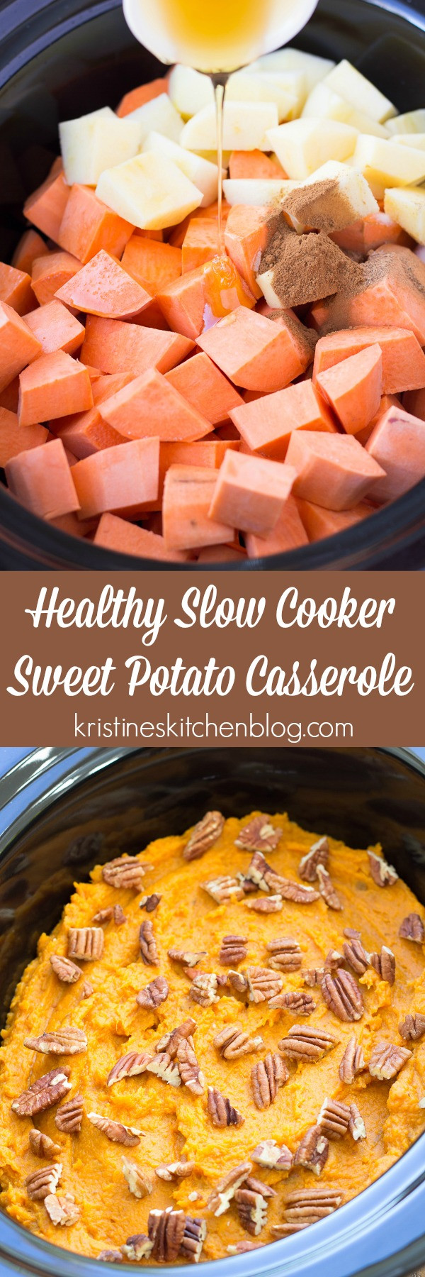 Slow Cooker Sweet Potato Recipes Healthy
 Healthy Slow Cooker Sweet Potato Casserole Kristine s