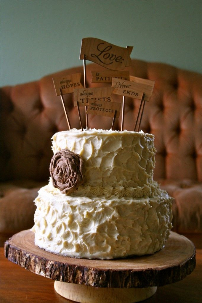 Small Rustic Wedding Cakes
 97 best images about Rustic Cakes on Pinterest