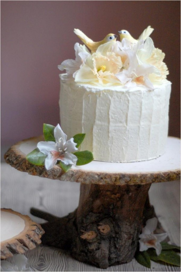 Small Rustic Wedding Cakes
 DIY Rustic Wedding Cake Stand ce Wed