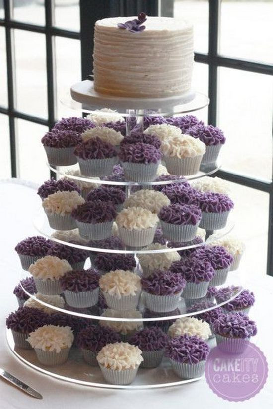 Small Wedding Cakes With Cupcakes
 25 Delicious Wedding Cupcakes Ideas We Love