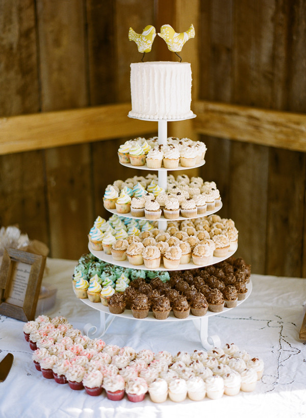 Small Wedding Cakes With Cupcakes
 Southern wedding cupcake wedding cake