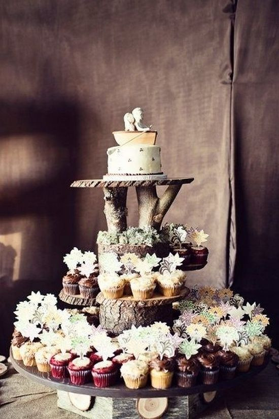 Small Wedding Cakes With Cupcakes
 25 Delicious Wedding Cupcakes Ideas We Love