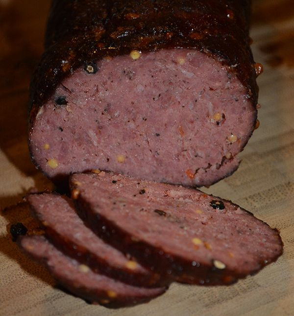 Smoked Beef Summer Sausage Recipe
 venison summer sausage recipes for smoker