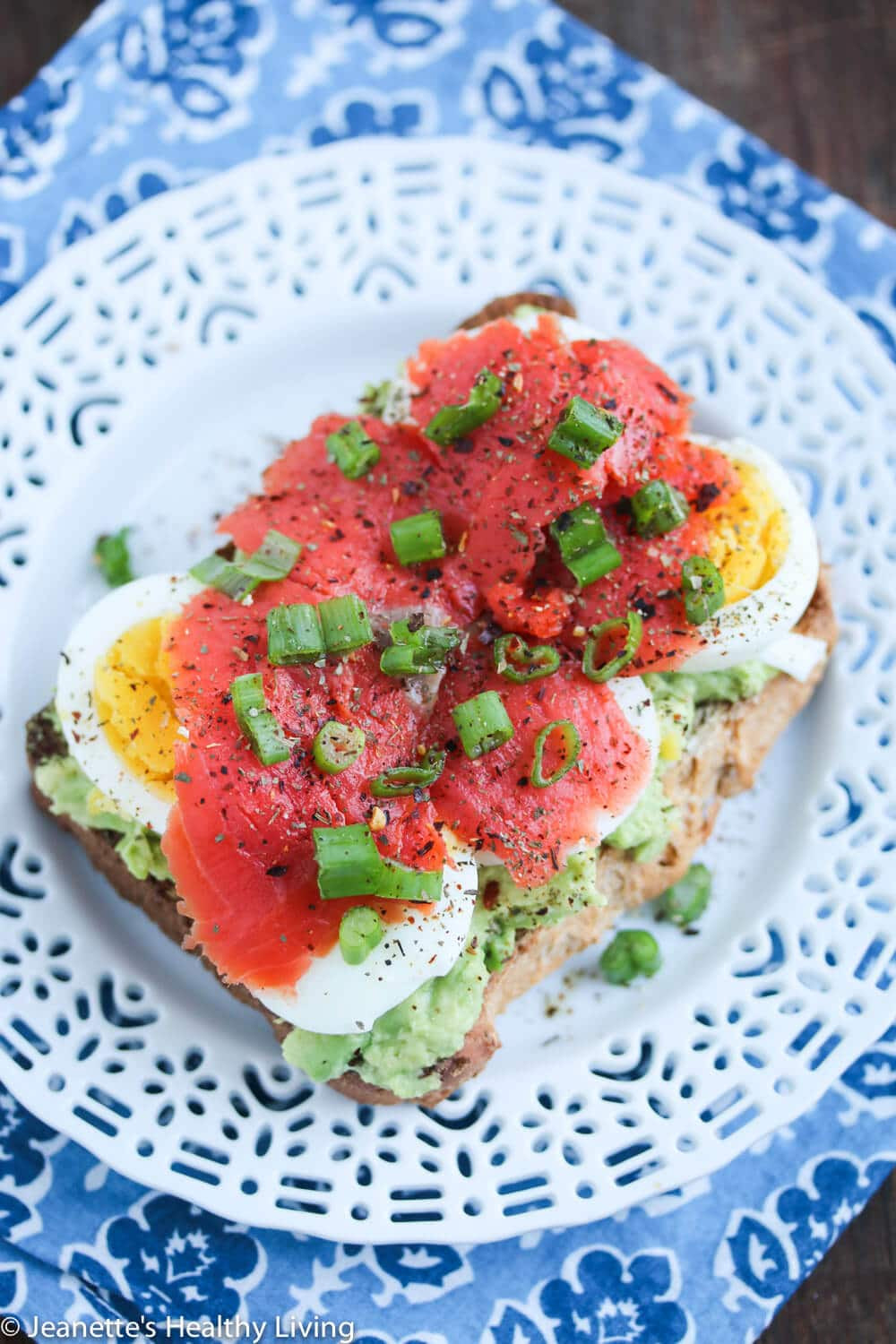 Smoked Salmon Breakfast Recipes Healthy
 Smashed Avocado Toast with Egg and Smoked Salmon