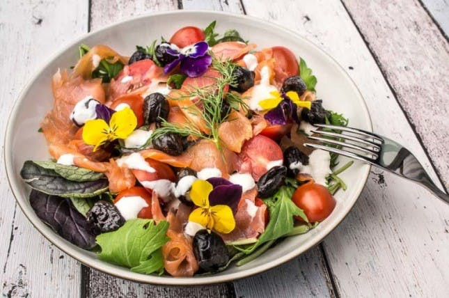 Smoked Salmon Salad Recipes Healthy
 Flower Power 30 Edible Flower Recipes