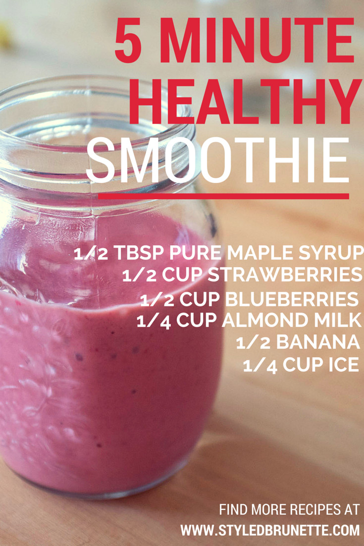 Smoothie Healthy Recipes
 how to make healthy smoothies