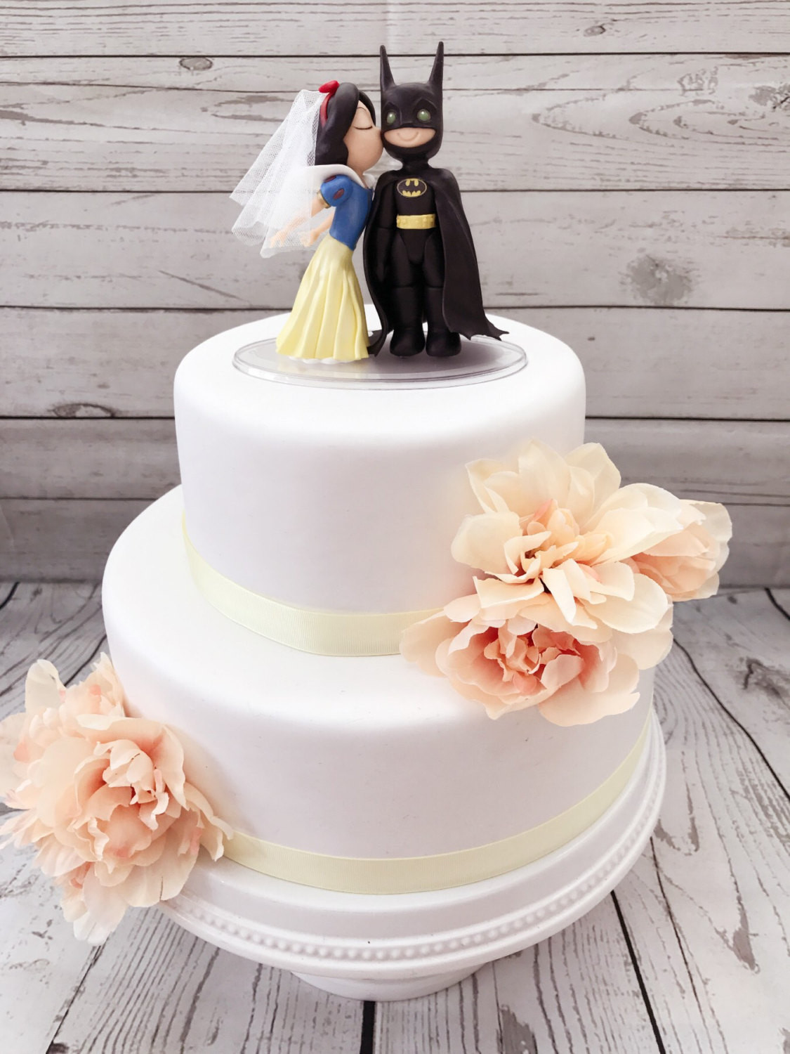 Snow White Wedding Cake Topper
 Snow White and Batman Cake Topper Wedding Cake Topper Snow