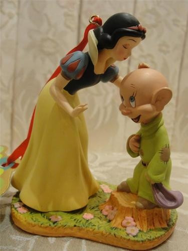 Snow White Wedding Cake Topper
 Snow White and Dopey Cake Topper Figurine OR Ornament