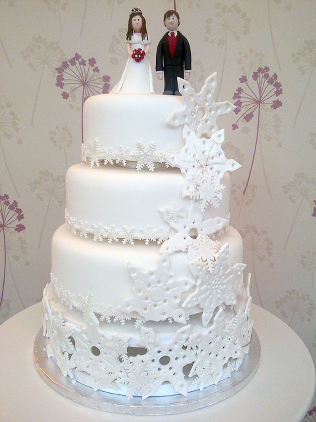 Snowflakes Wedding Cakes
 Snowflake Wedding Cake Wedding Cake Cake Ideas