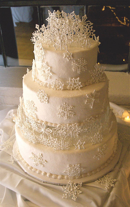 Snowflakes Wedding Cakes
 Wedding Cakes August 2012