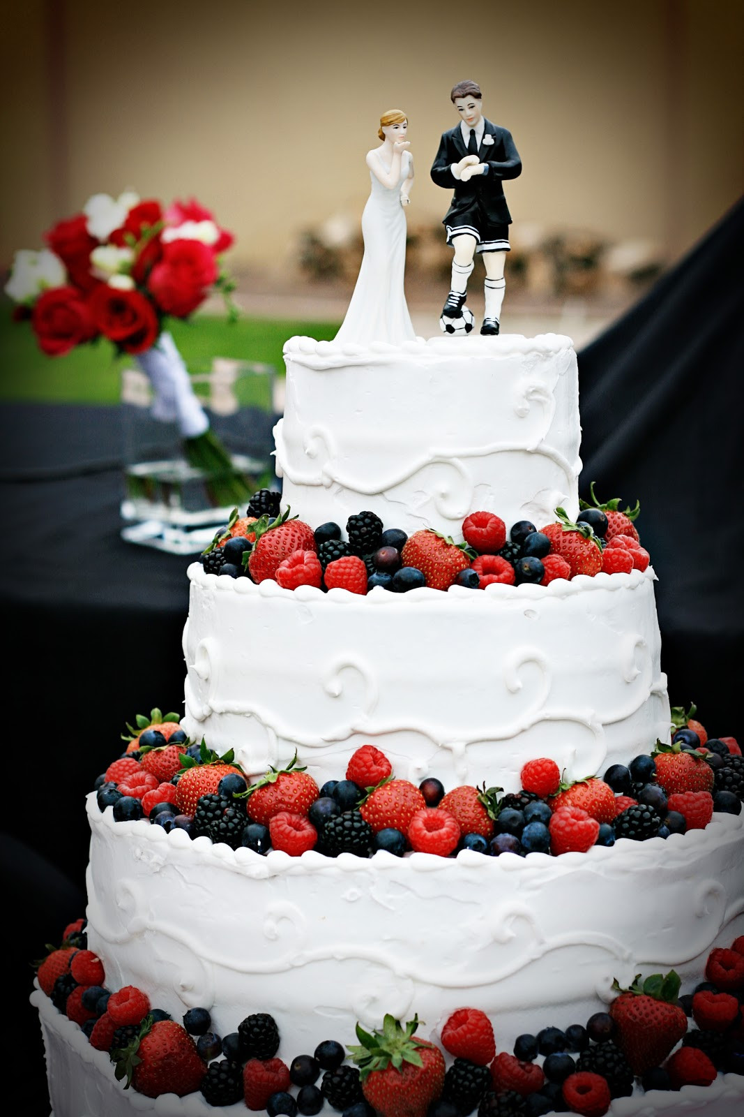 Soccer Wedding Cakes
 Cakes By Kim A Soccer Players Wedding