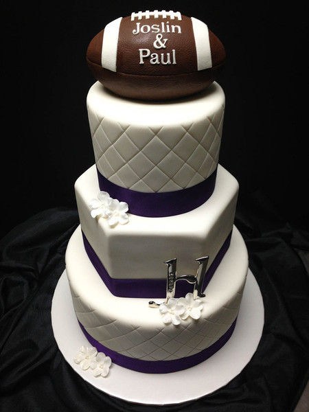 Soccer Wedding Cakes
 Creative Cakes and Cookies Manhattan KS Wedding Cake