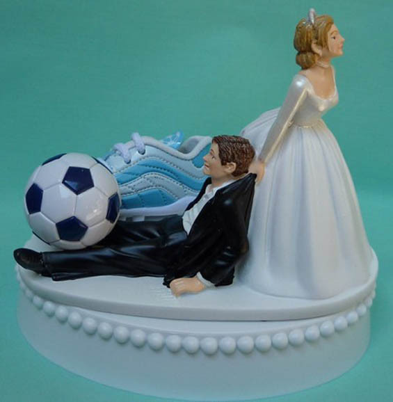 Soccer Wedding Cakes
 Soccer Wedding Cake Topper Inspiration for the Futbol