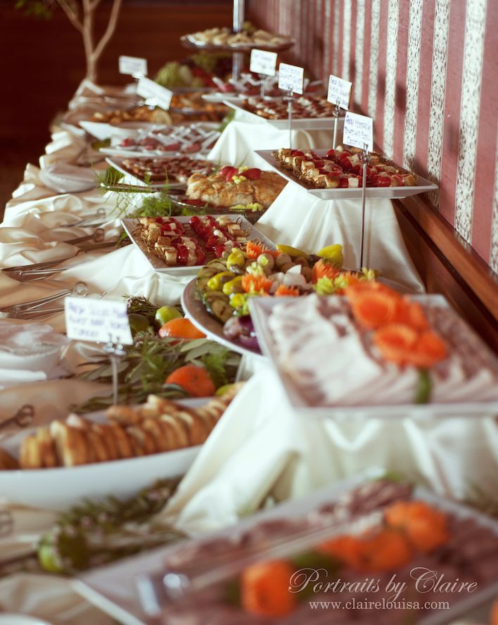 Southern Appetizers For Wedding
 Tuscany in Alaska Abby and Terry