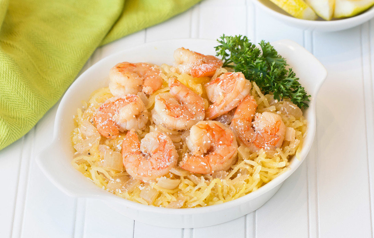 Spaghetti Squash Healthy Recipes
 Healthy Spaghetti Squash Shrimp Scampi Recipe