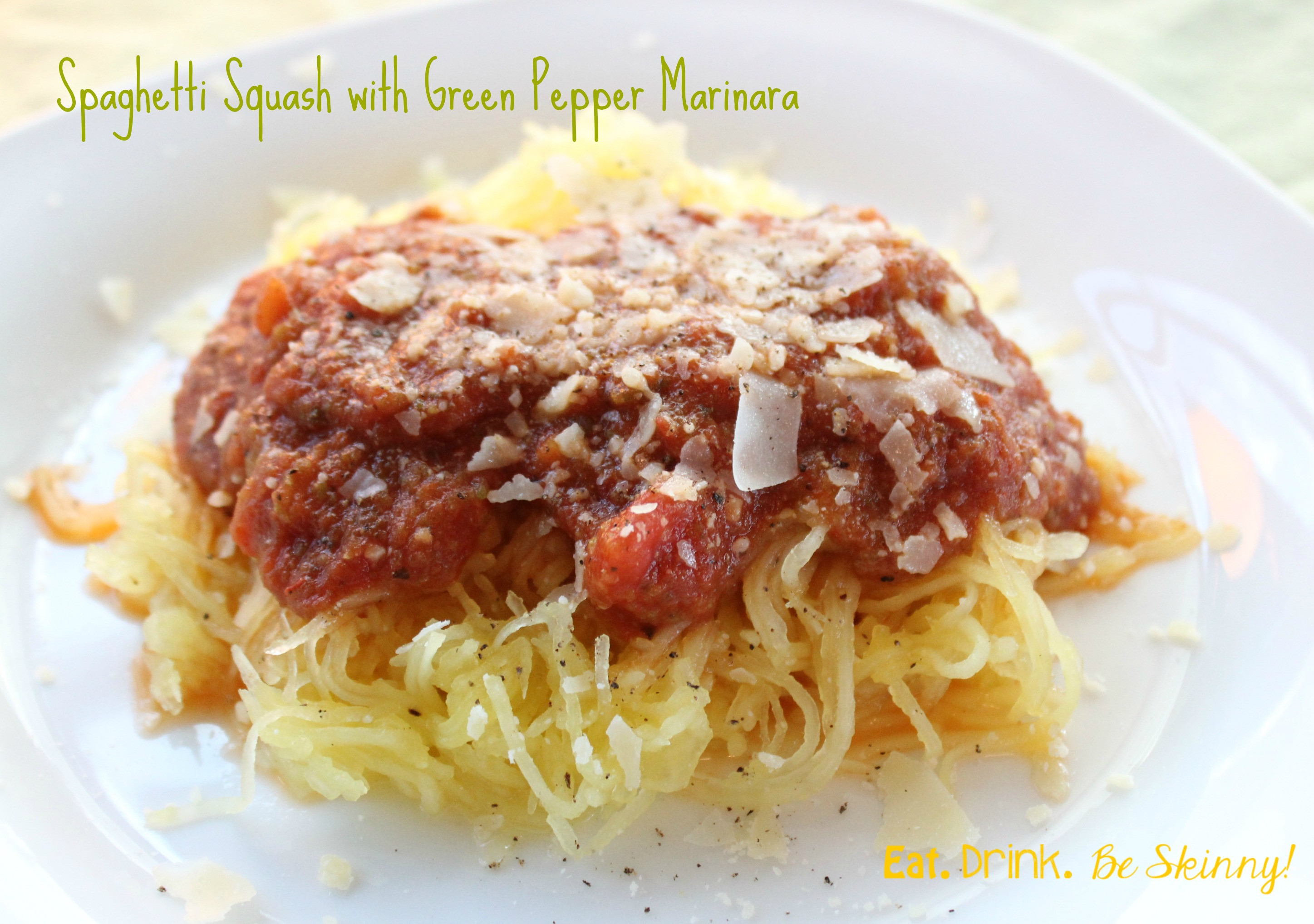 Spaghetti Squash Recipes Healthy
 Healthy Recipe Green Pepper Infused Spaghetti Squash