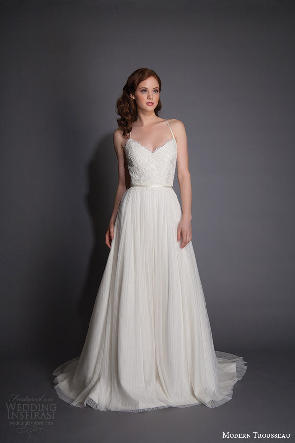 Spaghetti Strap A Line Wedding Dress
 Top 100 Most Popular Wedding Dresses in 2015 Part 1 — Ball