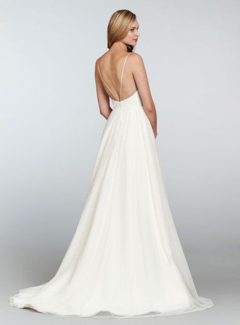 Spaghetti Strap Backless Wedding Dress
 20 Spaghetti Strap Backless Wedding Gowns Weddingomania