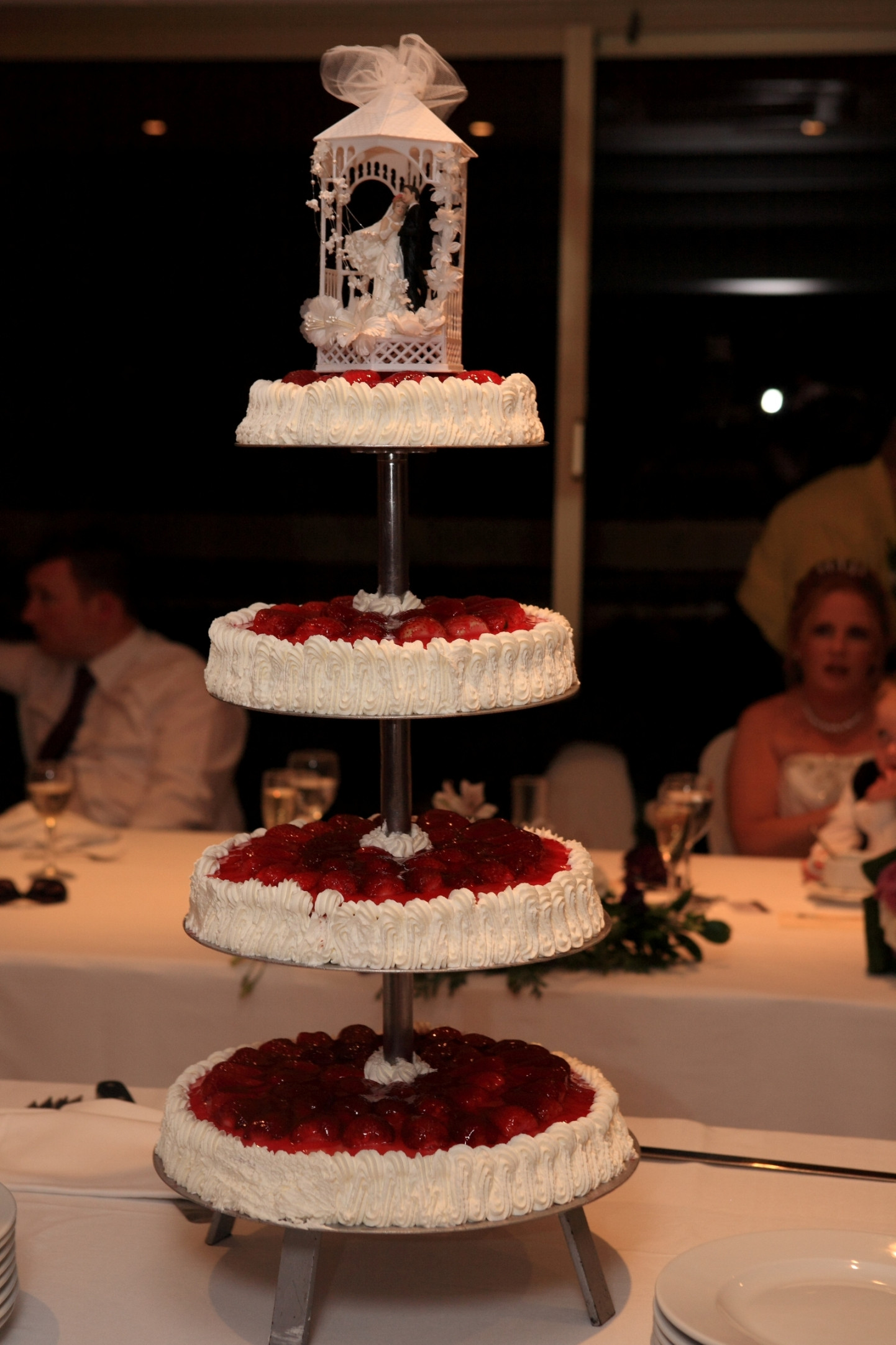 Spain Wedding Cakes
 Standard Cakes and Table Centres at Sunset Beach club