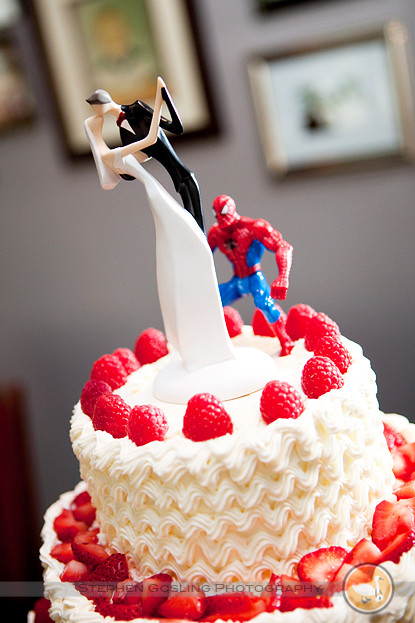 Spiderman Wedding Cakes
 Spiderman Wedding Cake