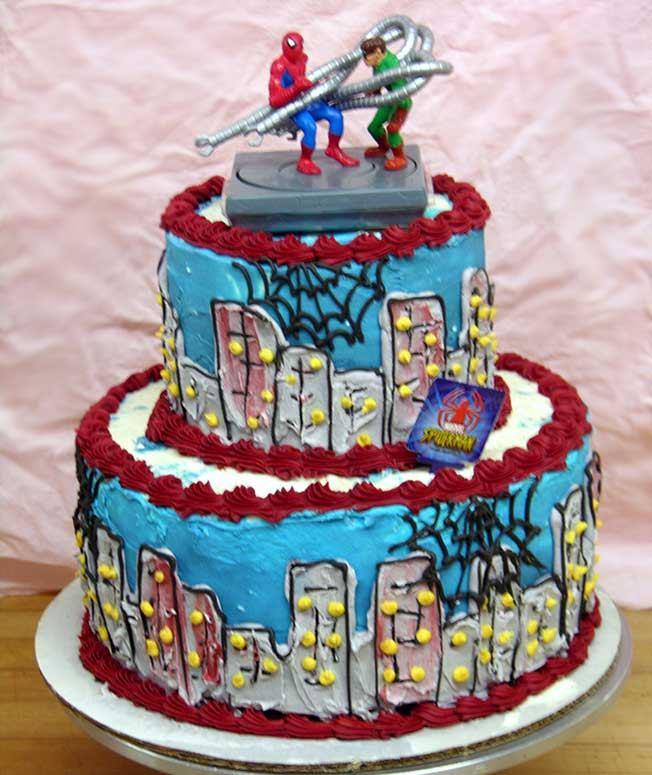 Spiderman Wedding Cakes
 Spiderman Theme Wedding Cakes Ideas