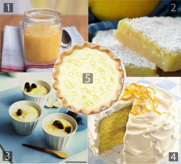Spring Summer Desserts
 Recipe Roundup Spring & Summer Desserts Featuring Lemons