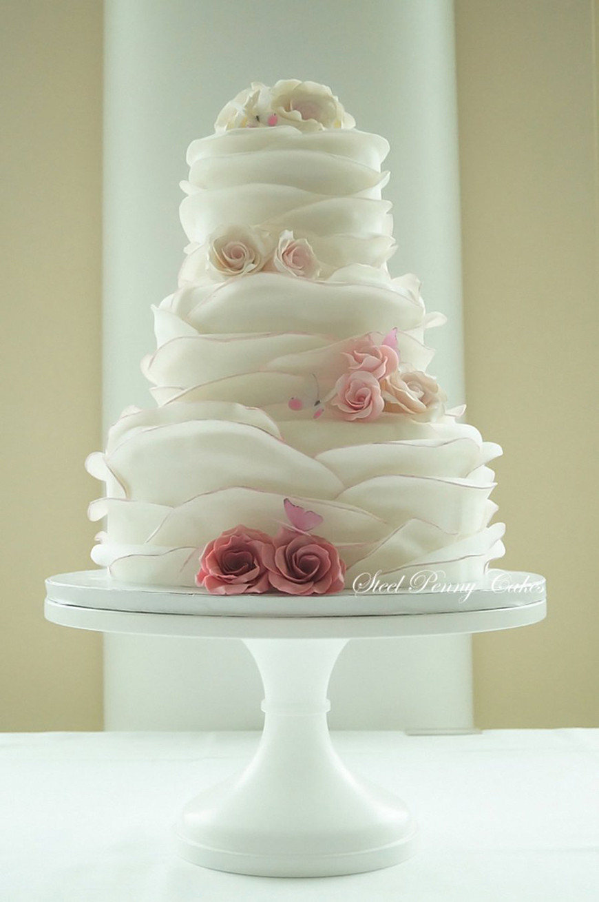 Spring Wedding Cakes
 14 Stunning Spring Wedding Cakes