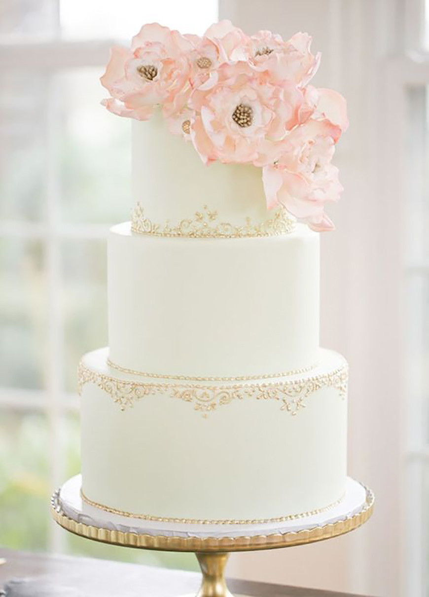 Spring Wedding Cakes
 14 Stunning Spring Wedding Cakes