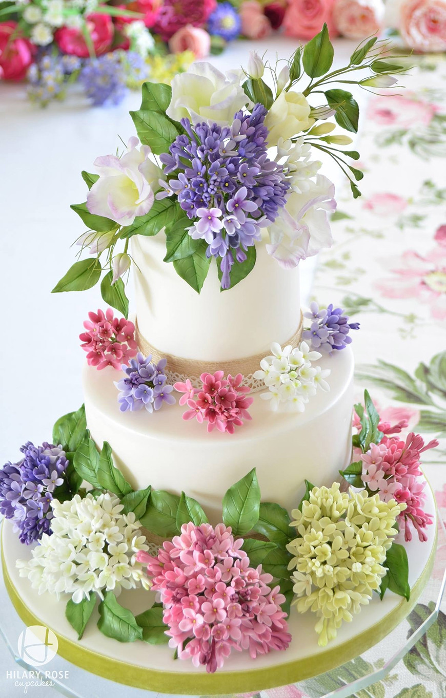 Spring Wedding Cakes
 14 Stunning Spring Wedding Cakes