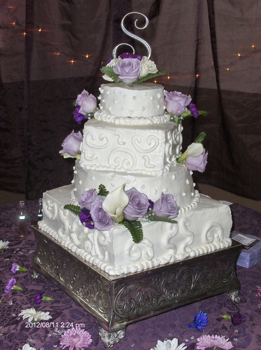 Square And Round Wedding Cakes
 Square And Round Wedding Cake CakeCentral