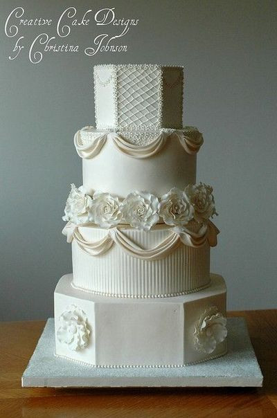 Square And Round Wedding Cakes
 wedding cake but alternating square round wedding