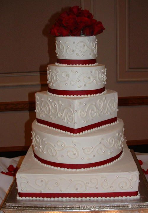 Square And Round Wedding Cakes
 Round and square wedding cakes idea in 2017