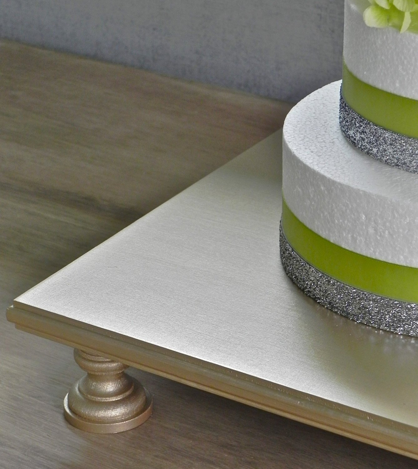 Square Cake Stand For Wedding Cakes
 16 Wedding Cake Stand Champagne Square Cupcake by