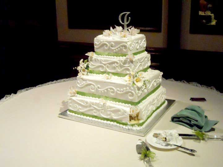 Square Tiered Wedding Cakes
 Hector s Custom Cakes Square 4 Tiered Wedding Cake