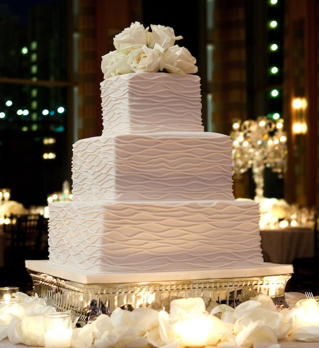Square Wedding Cakes
 Simple Square Wedding Cakes Wedding and Bridal Inspiration