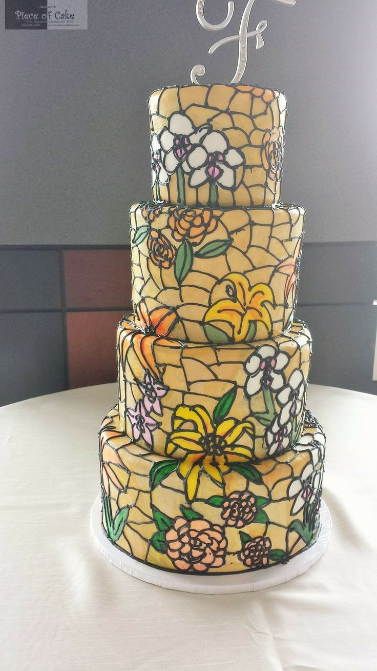 Stained Glass Wedding Cakes
 best Wedding Cakes inspiration images on Pinterest