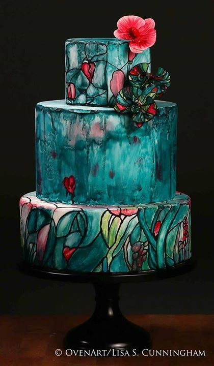 Stained Glass Wedding Cakes
 25 Interestingly Unique Wedding Cake Ideas For Your Big Day