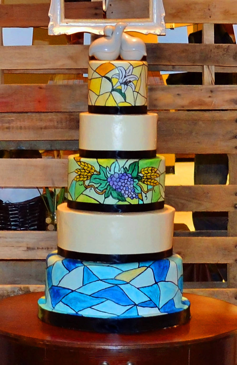 Stained Glass Wedding Cakes
 Stained Glass Wedding Cake CakeCentral