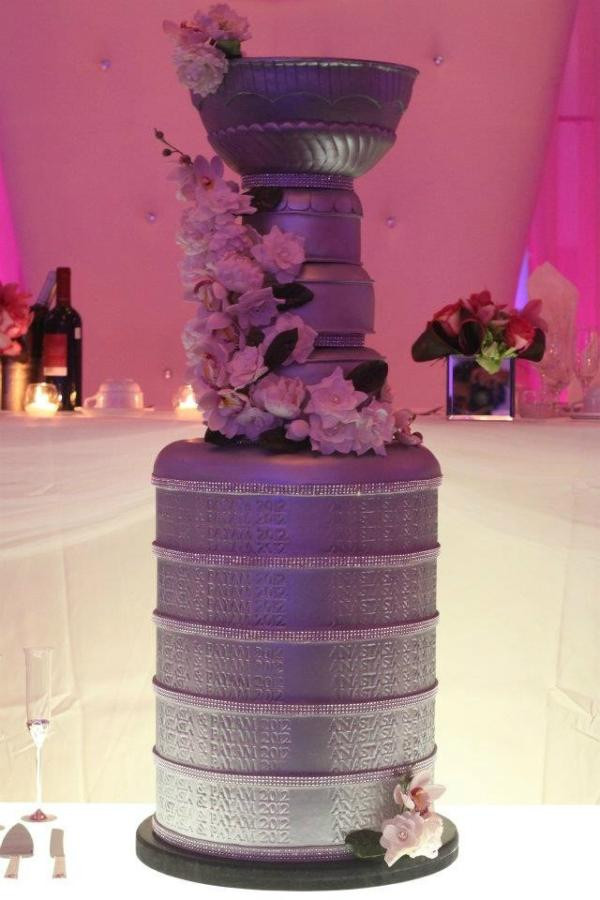 Stanley Cup Wedding Cakes
 Paul Bissonnette on Twitter "Stanley cup wedding cake