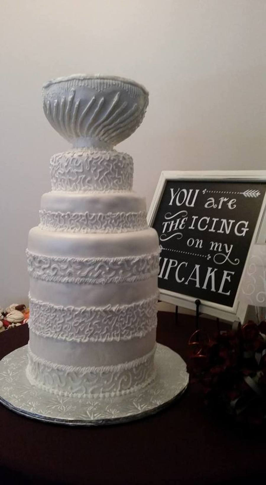Stanley Cup Wedding Cakes
 Stanley Cup Wedding Cake CakeCentral