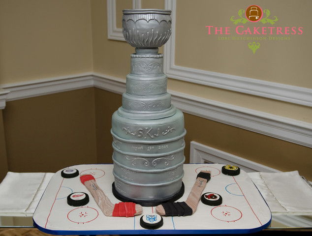 Stanley Cup Wedding Cakes
 Stanley Cup Wedding Birthday Cake Made by The