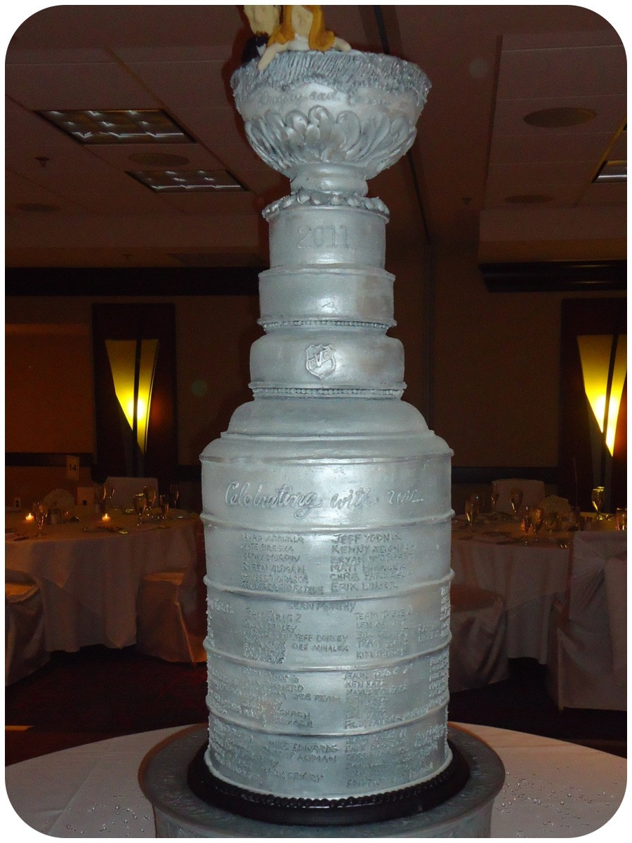 Stanley Cup Wedding Cakes
 Stanley cup wedding cake idea in 2017