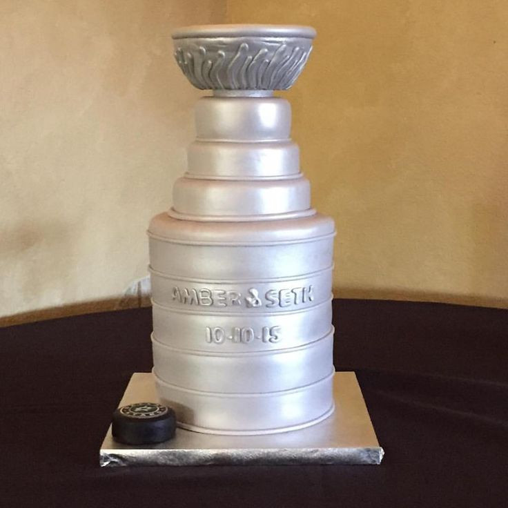 Stanley Cup Wedding Cakes
 Stanley Cup Wedding and Groom s Cake