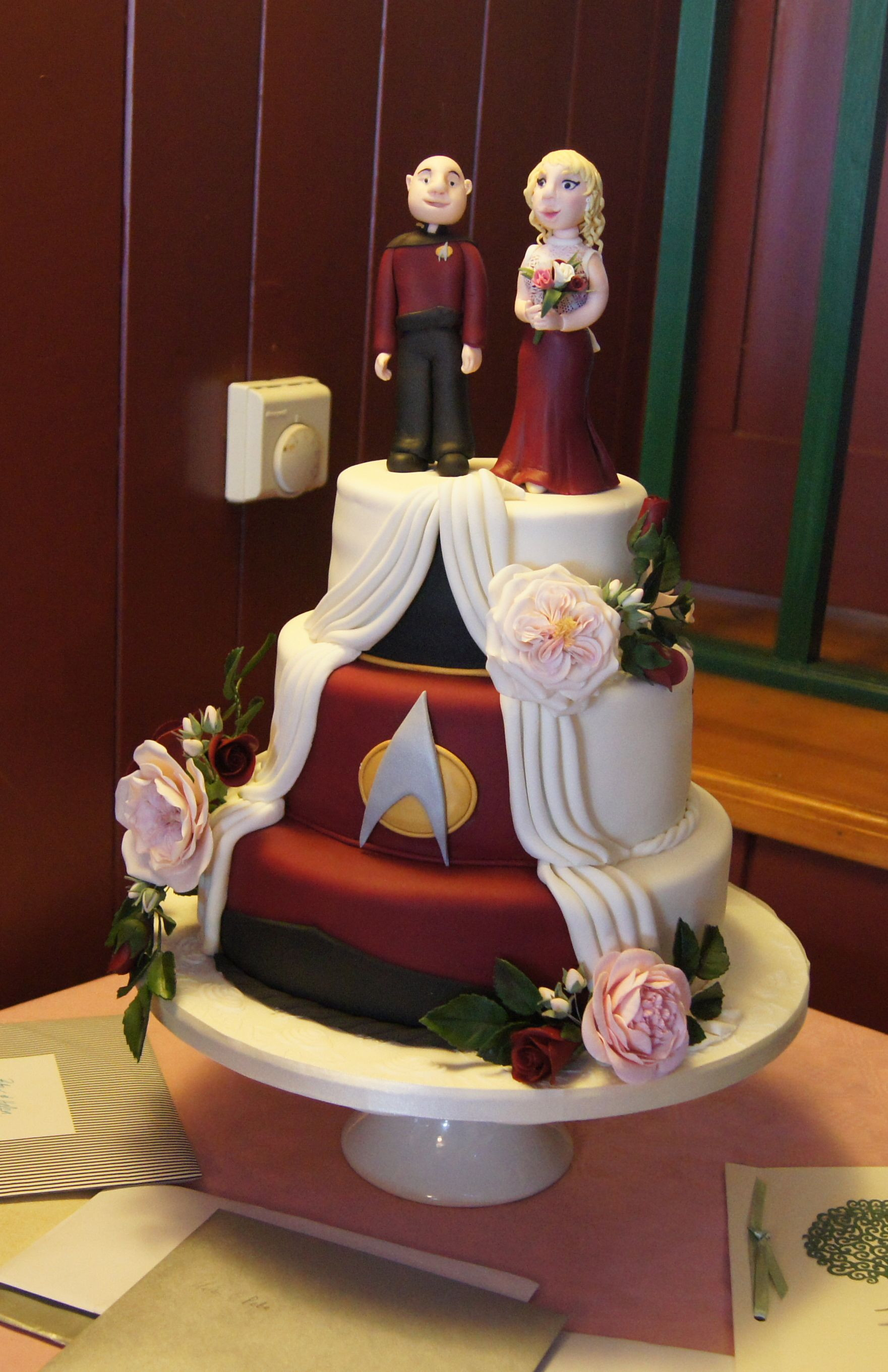 Star Trek Wedding Cakes 20 Best Ideas My Wonderful Star Trek Wedding Cake by Cindy Alderman