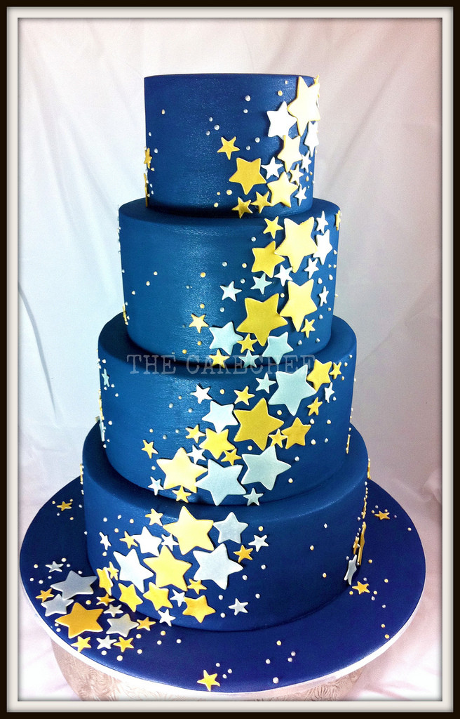 Star Wedding Cakes
 Starry Starry Night