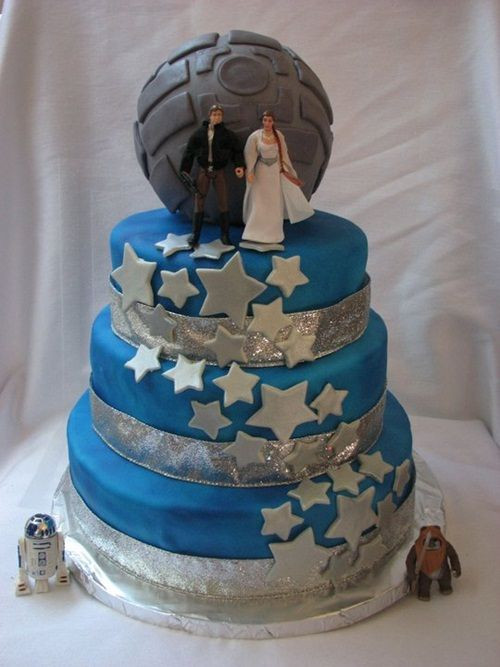 Star Wedding Cakes
 15 Unique Star Wars Wedding Cake Ideas The I Do Moment